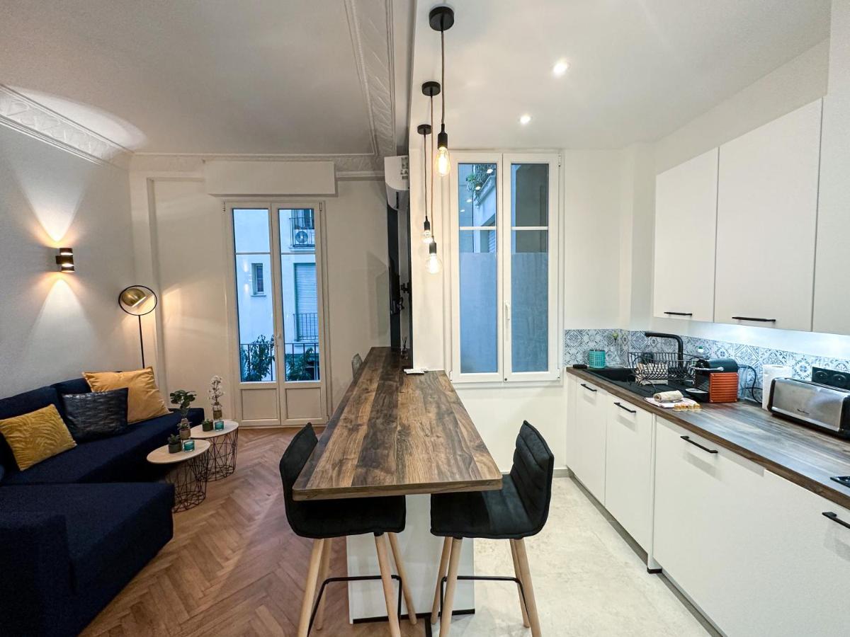 Clemenceau - Appartement Central, Calme, Cosy, Moderne Nice Luaran gambar