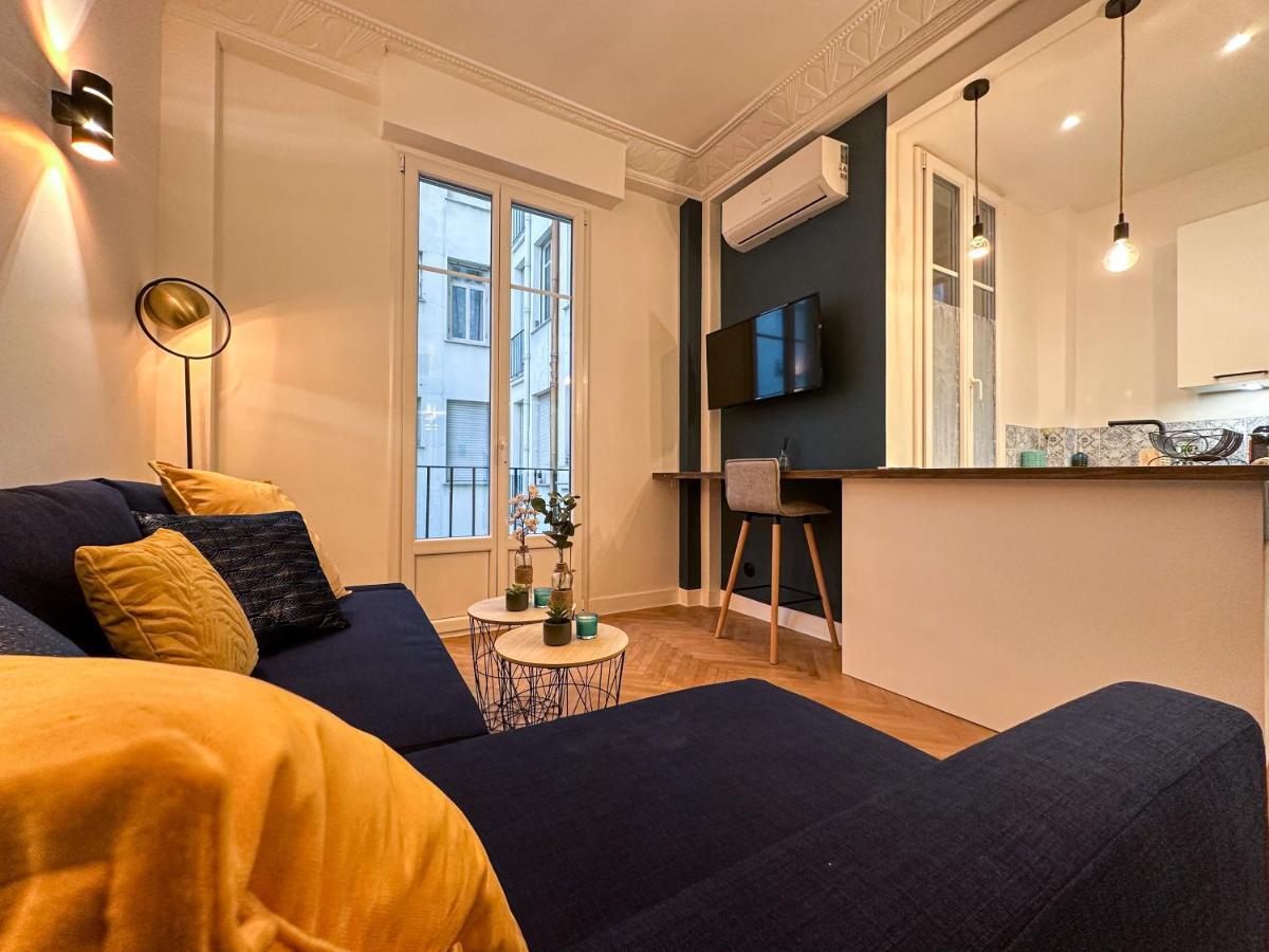 Clemenceau - Appartement Central, Calme, Cosy, Moderne Nice Luaran gambar
